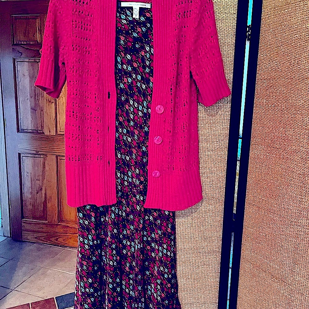 Vintage Diane Von Furstenberg Silk Sleeveless Biased‎ Cut Dress